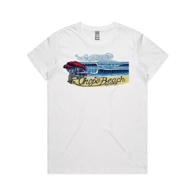 Ohope beach Womens tee Thumbnail